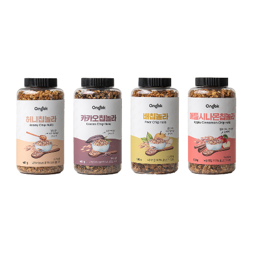 Chipnola, Chip Nola (4 Types) / Honey Chip, Cacao Chip, Pear Chip, Apple Cinnamon Chip